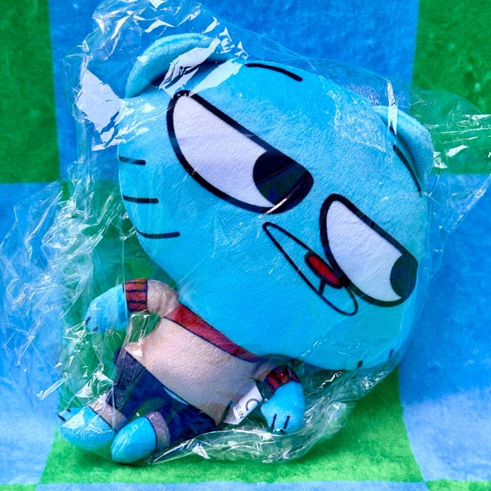 Cartoon Network The Amazing World Of Gumball Plush SEALED Disappointed Watterson